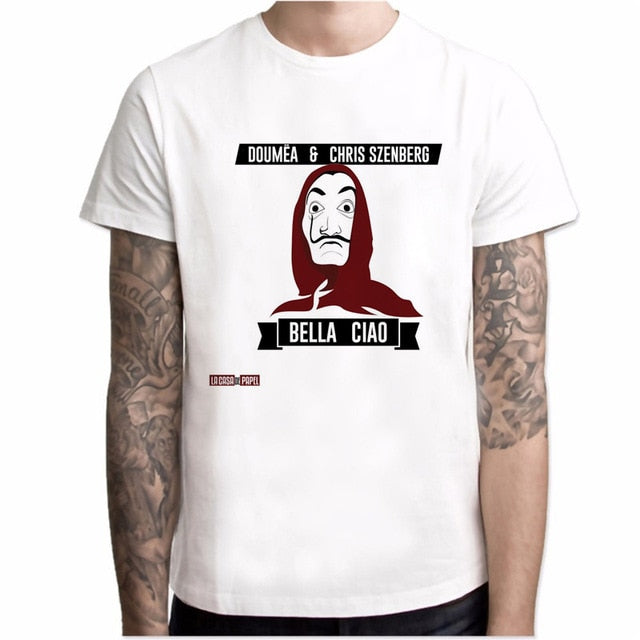 Tee shirt la casa de papel homme hot sale