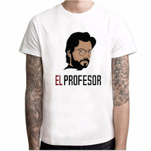 Load image into Gallery viewer, T shirt men Funny Design La Casa De Papel T Shirt Money Heist Tees TV Series Tshirts Men Short Sleeve House of Paper T-Shirt