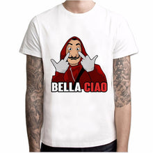 Load image into Gallery viewer, T shirt men Funny Design La Casa De Papel T Shirt Money Heist Tees TV Series Tshirts Men Short Sleeve House of Paper T-Shirt