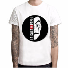 Load image into Gallery viewer, T shirt men Funny Design La Casa De Papel T Shirt Money Heist Tees TV Series Tshirts Men Short Sleeve House of Paper T-Shirt