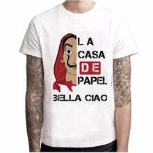 Load image into Gallery viewer, T shirt men Funny Design La Casa De Papel T Shirt Money Heist Tees TV Series Tshirts Men Short Sleeve House of Paper T-Shirt