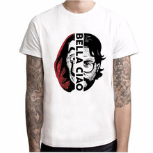 Load image into Gallery viewer, T shirt men Funny Design La Casa De Papel T Shirt Money Heist Tees TV Series Tshirts Men Short Sleeve House of Paper T-Shirt
